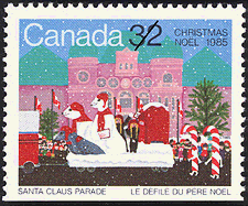 1985 - Santa Claus Parade - Canadian stamp - Stamps of Canada